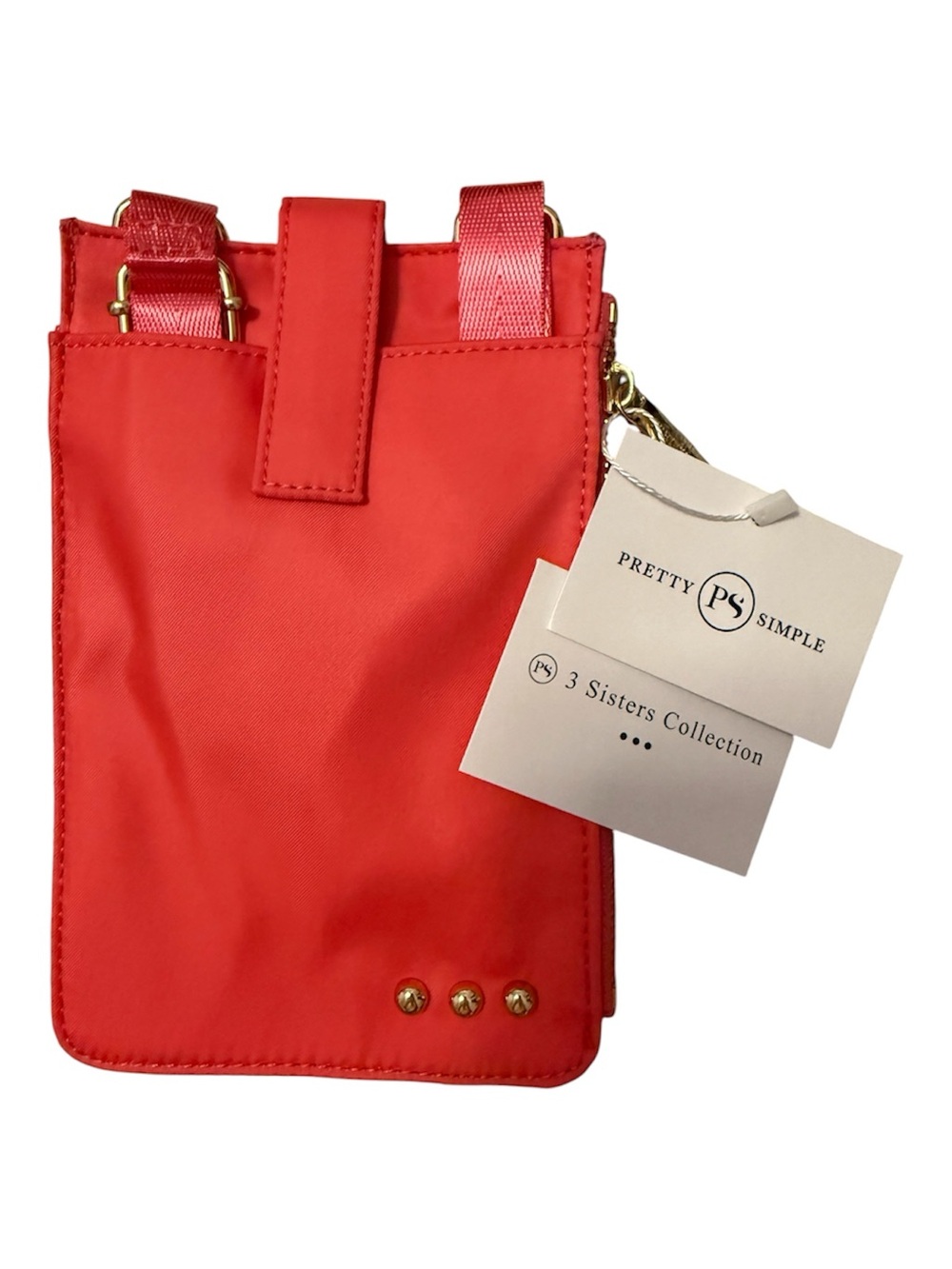 Coral Crossbody Phone Pouch By Pretty Simple